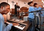 Mt Nebo Bapt Church--FIN copy  Vincent Downing, plays the keyboard as he leads the choir during the worship service at Mt. Nebo Baptist Church in Spartanburg Sunday morning, 11-26-06.   (NOTE: with Kim Kimzey story)